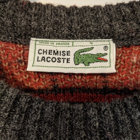 Vintage Lacoste Sweater Sz. 4 - Picture 4 of 7